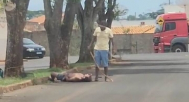 Homem é brutalmente agredido com cabo de enxada no bairro Planato; em Lagoa Formosa