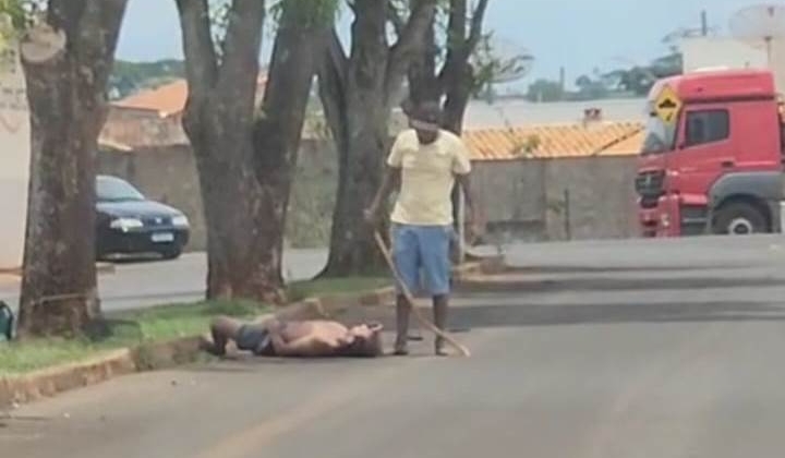 Homem é brutalmente agredido com cabo de enxada no bairro Planato; em Lagoa Formosa