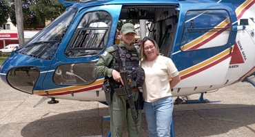 Helicóptero da Polícia Militar volta a Lagoa Formosa; desta vez na Operação Divisa Segura 