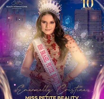 Patense Emanuelly Ferreira conquista vice no Miss Beauty Petite International 2025