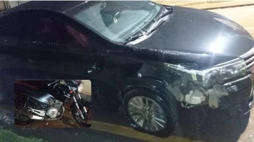 Colisão na contramão deixa motociclista ferido em Patos de Minas