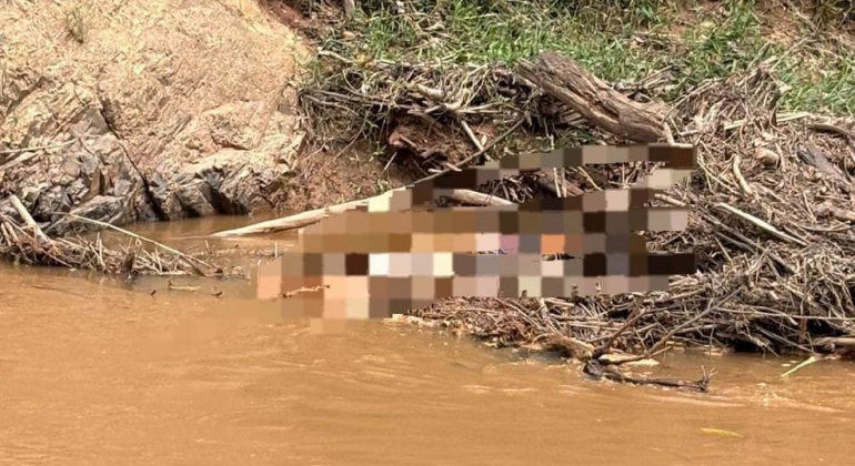 Tiros - Corpo é encontrado boiando no Rio Abaeté na zona rural do município 