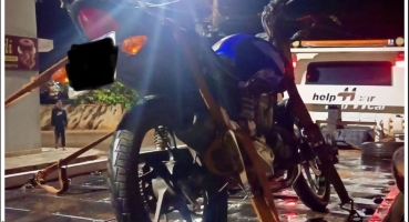 Lagoa Formosa - Motociclista é preso por direção perigosa e perturbação do sossego após fuga