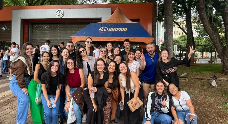 Alunos do UNIPAM são acolhidos em momento especial para realização do ENADE 2025