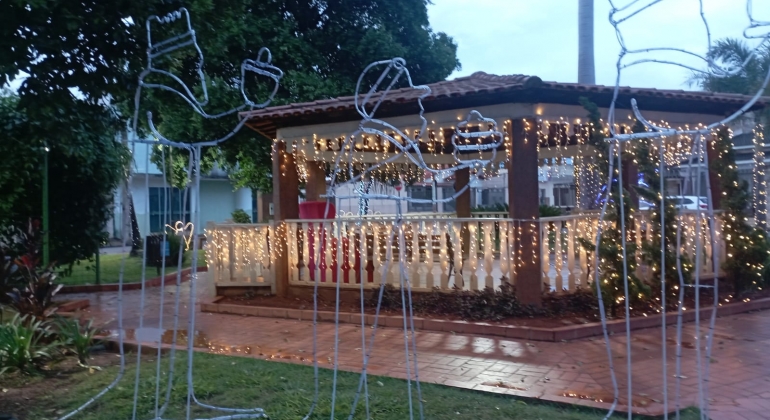 Indivíduo com tornozeleira eletrônica furta dezenas de metros de fios de cobre da iluminação de Natal de Lagoa Formosa 