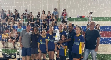 Finais do Campeonato de Futsal Feminino de Lagoa Formosa são realizadas no Poliesportivo do bairro Bela Vista 