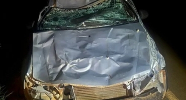 Patrocínio - Duas pessoas ficam feridas após colisão com animal bovino na LMG-731