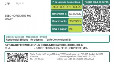 Cemig apresenta novo modelo de fatura e reforça segurança para os clientes