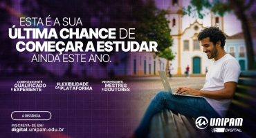 Últimos dias para se inscrever, no processo seletivo do UNIPAM, para os cursos de Educação a Distância