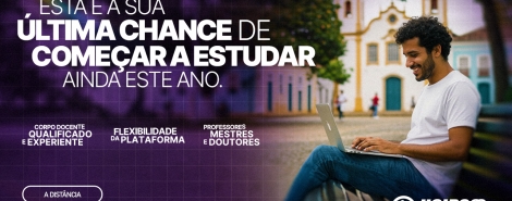 Últimos dias para se inscrever, no processo seletivo do UNIPAM, para os cursos de Educação a Distância