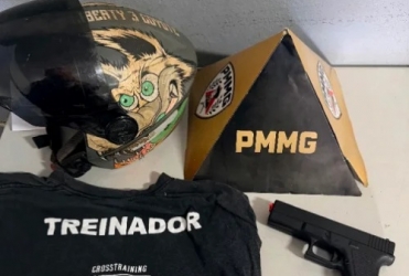 Suspeito de cometer assalto em posto de combustíveis é identificado e preso após ação da Polícia Militar; em Patos de Minas 