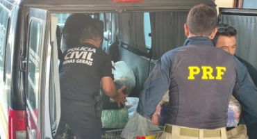 Ação conjunta entre PRF, PC e PM resulta na incineração de toneladas de drogas em Patos de Minas 