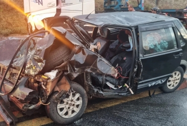 Serra do Salitre - Motorista morre no hospital após grave acidente na BR-146