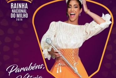 Fenamilho 2026- Vitória Magalhães é eleita Rainha Nacional do Milho 2026 em noite de emoção 