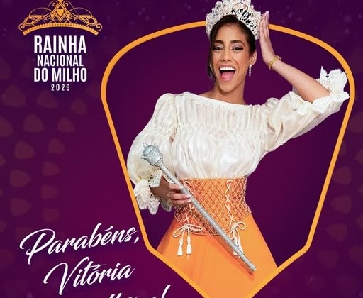 Fenamilho 2026- Vitória Magalhães é eleita Rainha Nacional do Milho 2026 em noite de emoção 